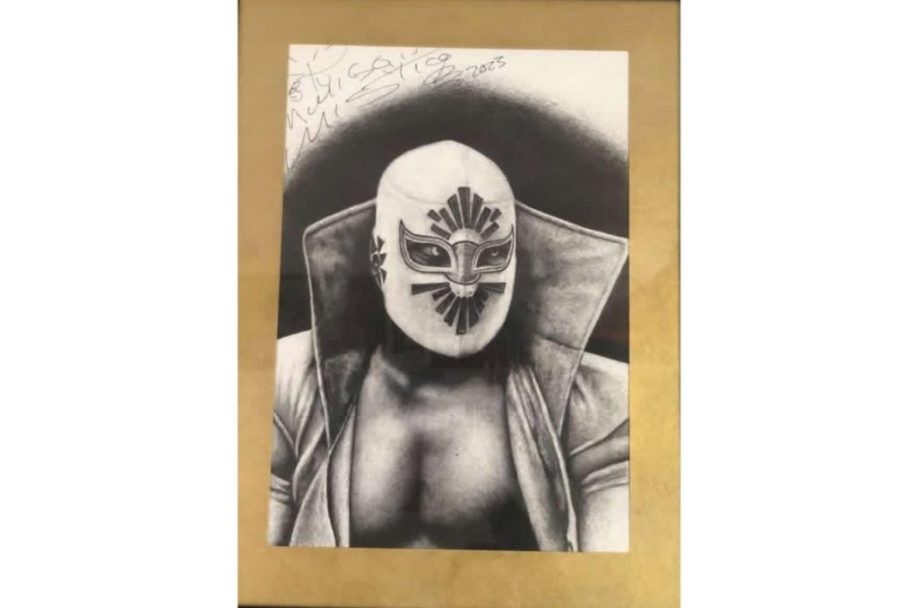 Ricardo Chabolla, el artista que dibuja la lucha libre mexicana