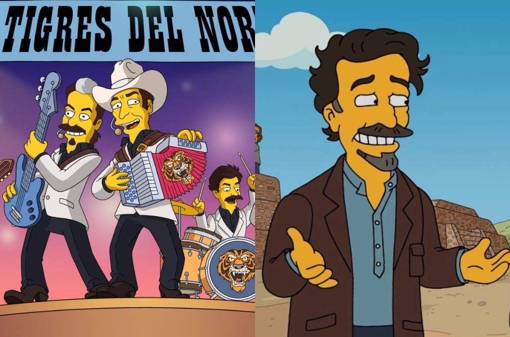 Los Simpson Los Tigres del Norte y Alejandro González Iñárritu capítulo