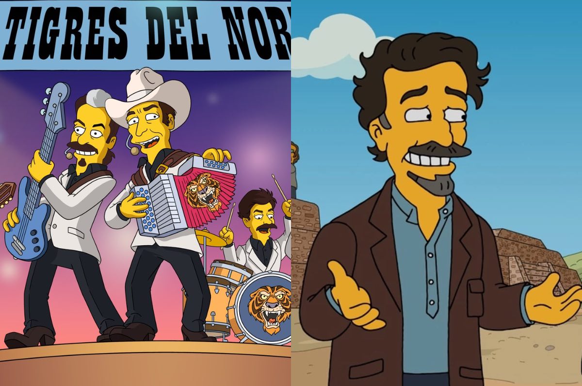 ¡Los Tigres del Norte y Alejandro G. Iñárritu llegan a Los Simpson!