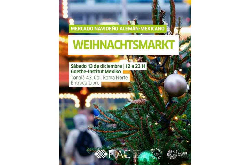 Un pedacito de Alemania llega a CDMX con el Mercado Navideño Alemán del Goethe-Institut en CDMX