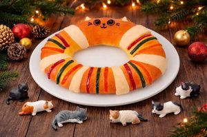 ¿Amas los gatos? Prueba la Mishi Rosca de Reyes en CDMX