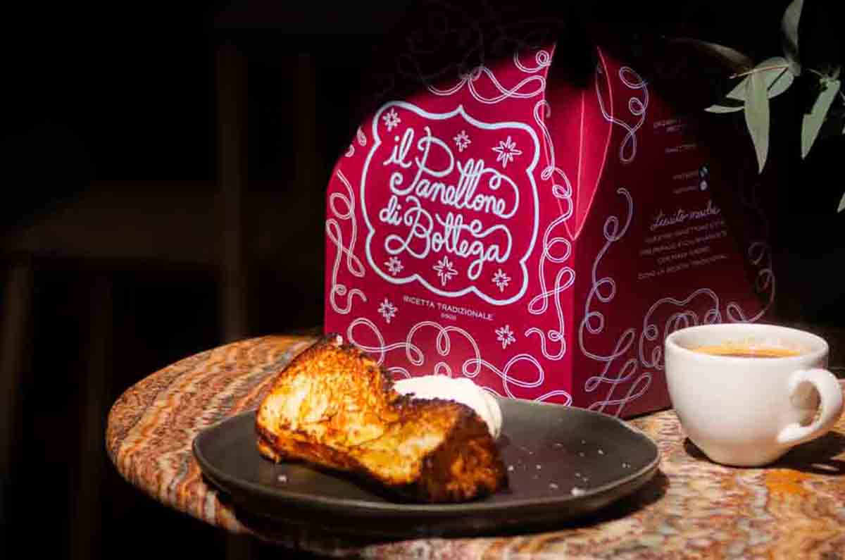 Bottega y su panettone artesanal de Navidad