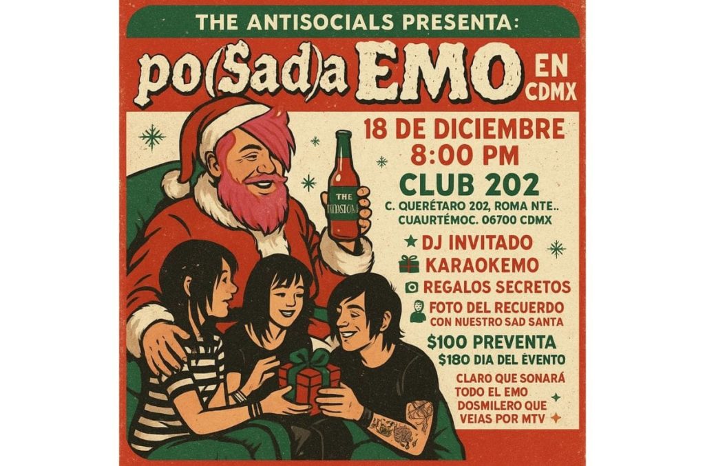 ¡Saquen el delineador!: Habrá Posada Emo en CDMX y Querétaro 0