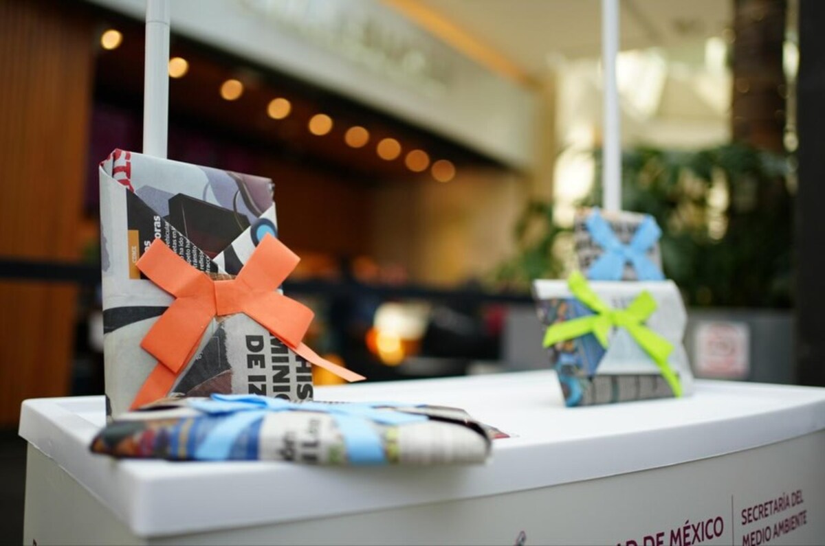 En estos módulos de CDMX podrás envolver tus regalos con papel reciclado ¡GRATIS!