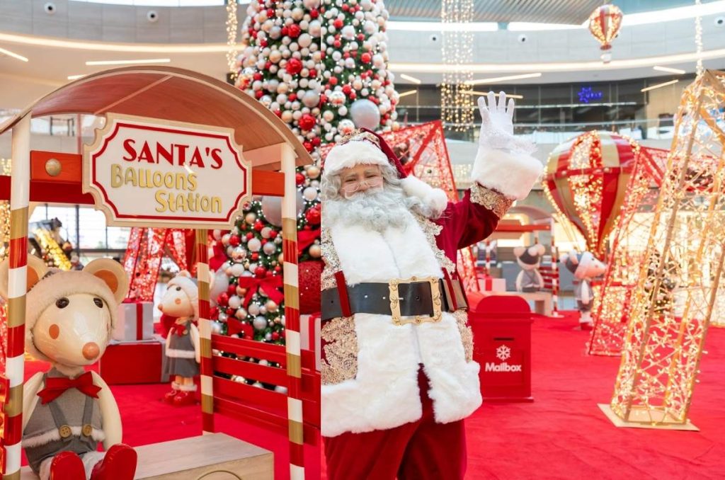 Santa en Galerías Santa Anita