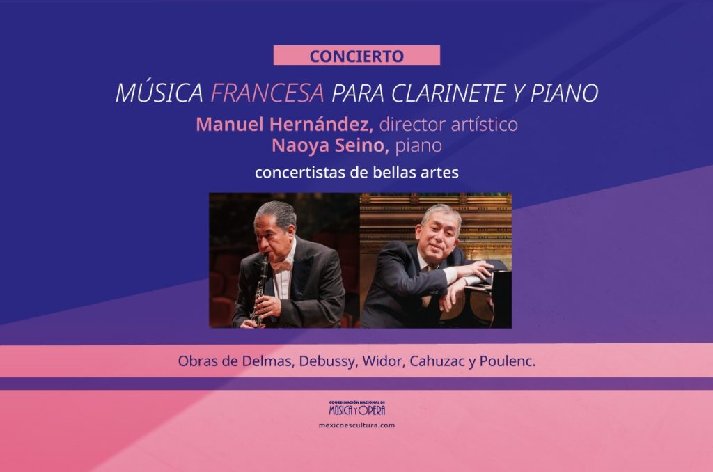 Bellas Artes concierto música clásica francesa cartelera
