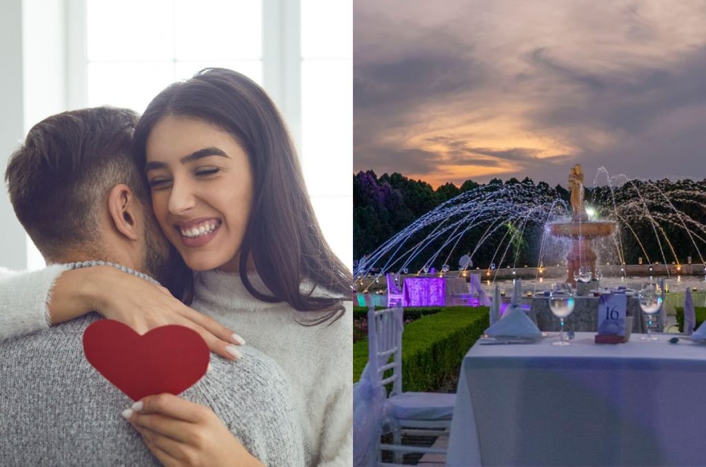 Cena romántica en Jardines de México para festejar San Valentín