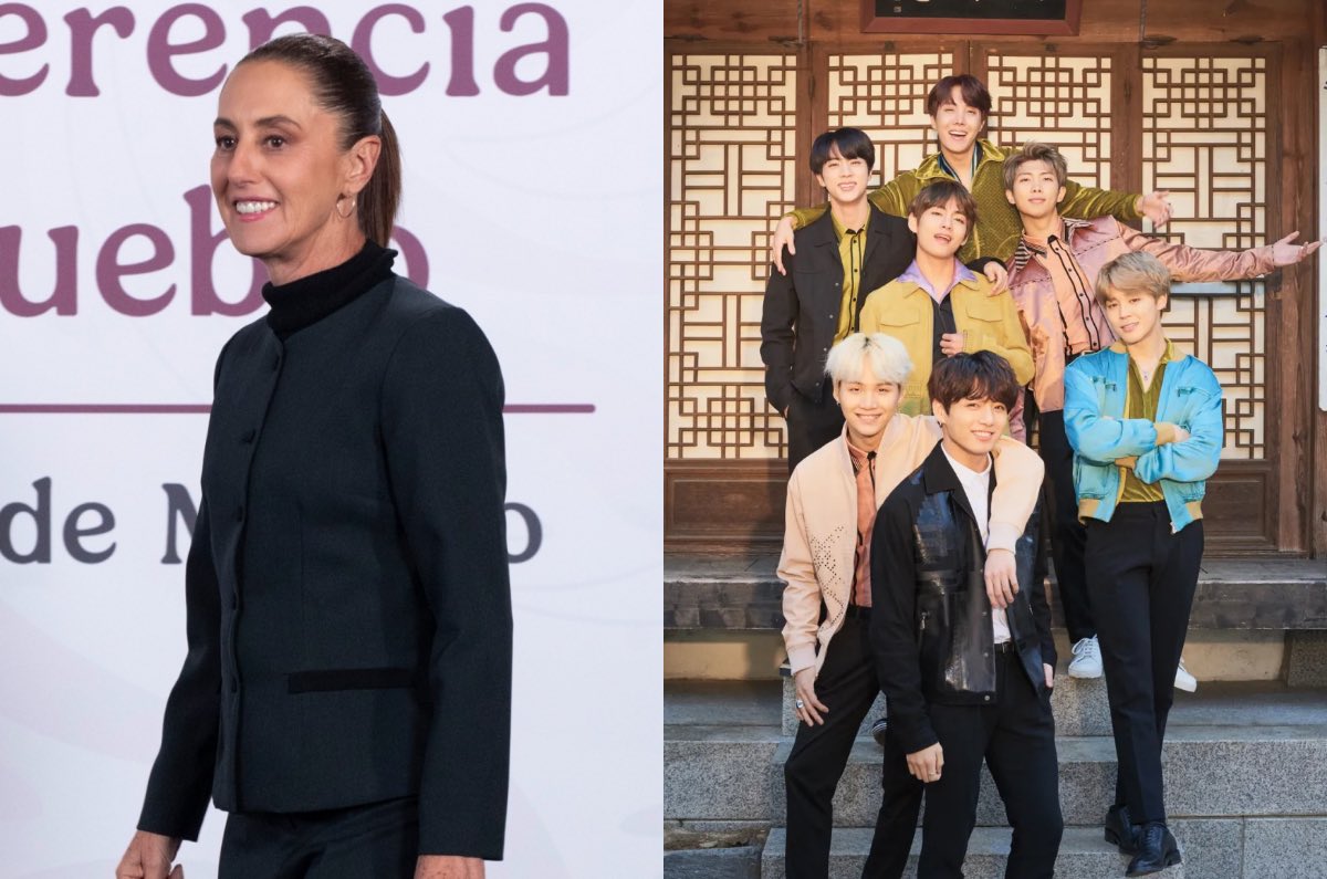 ¡Claudia Sheinbaum pide a Corea más fechas de BTS en México!