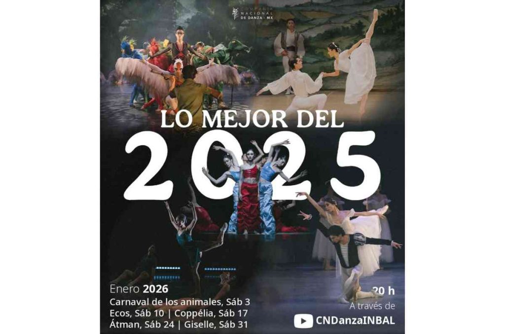 La Compañía Nacional de Danza regresa a transmitir sus obras más emblemáticas de su temporada 2025