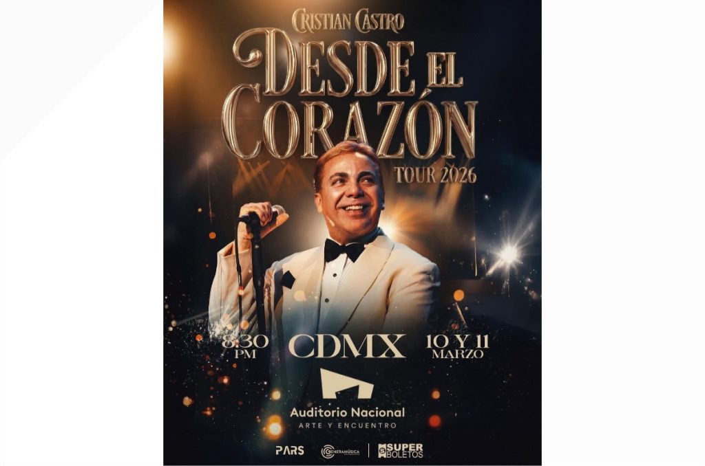 Cristian Castro Auditorio Nacional 2026 conciertos boletos y precios