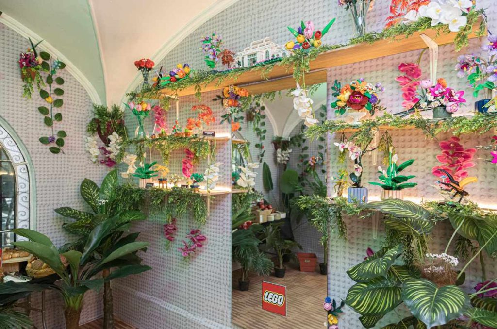 experiencia gratis flores lego