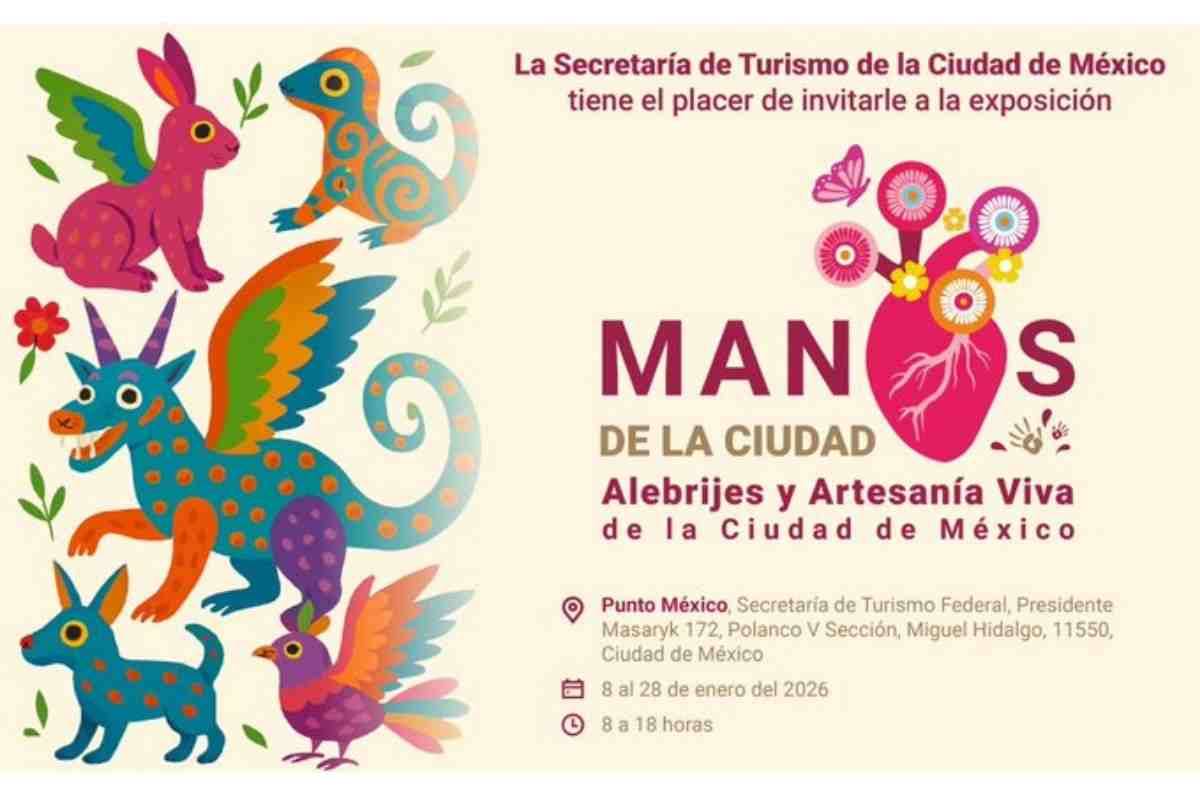 Alebrijes y artesanías llegan a Punto México y al Palacio Postal con “Manos de la Ciudad”