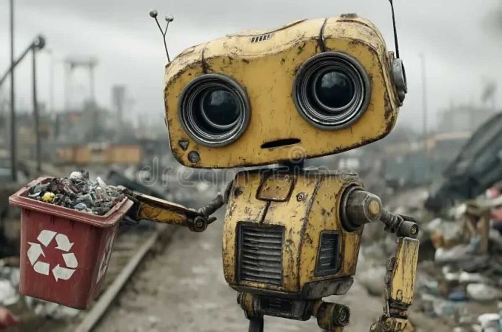 Robots hechos de basura llegan a CU en la exposición “Roboto Roto” 2