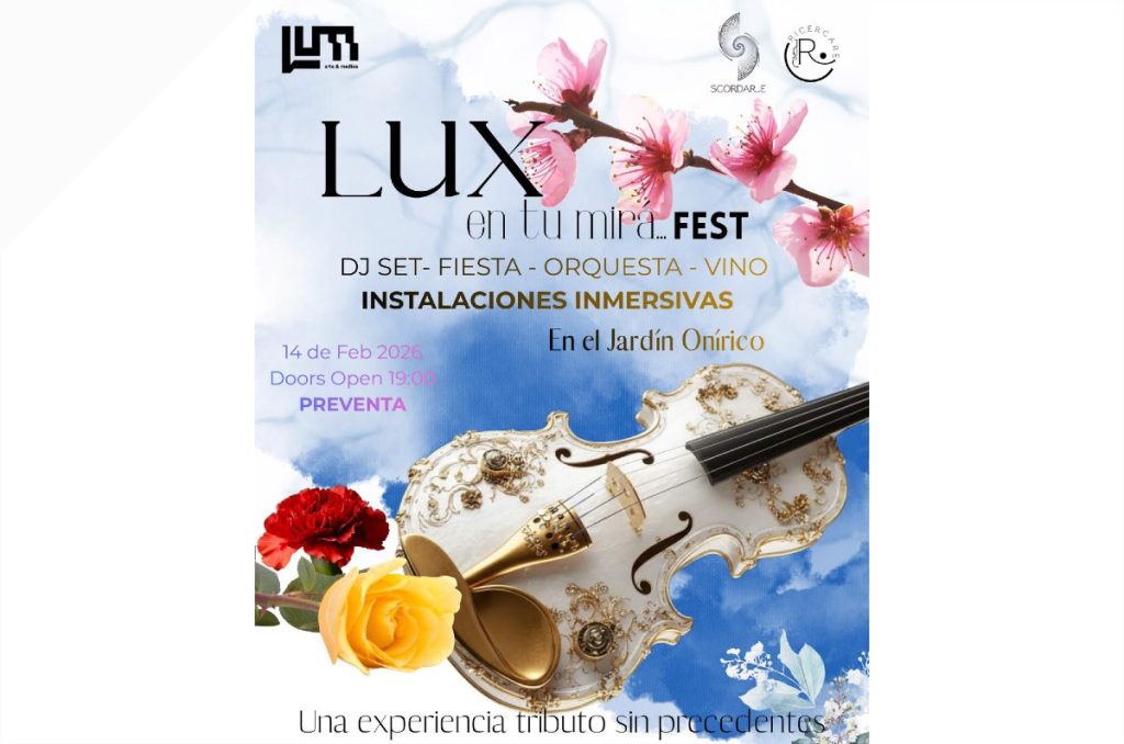 Rosalía CDMX Lux concierto orquesta tributo y fiesta Día de San Valentín 2026