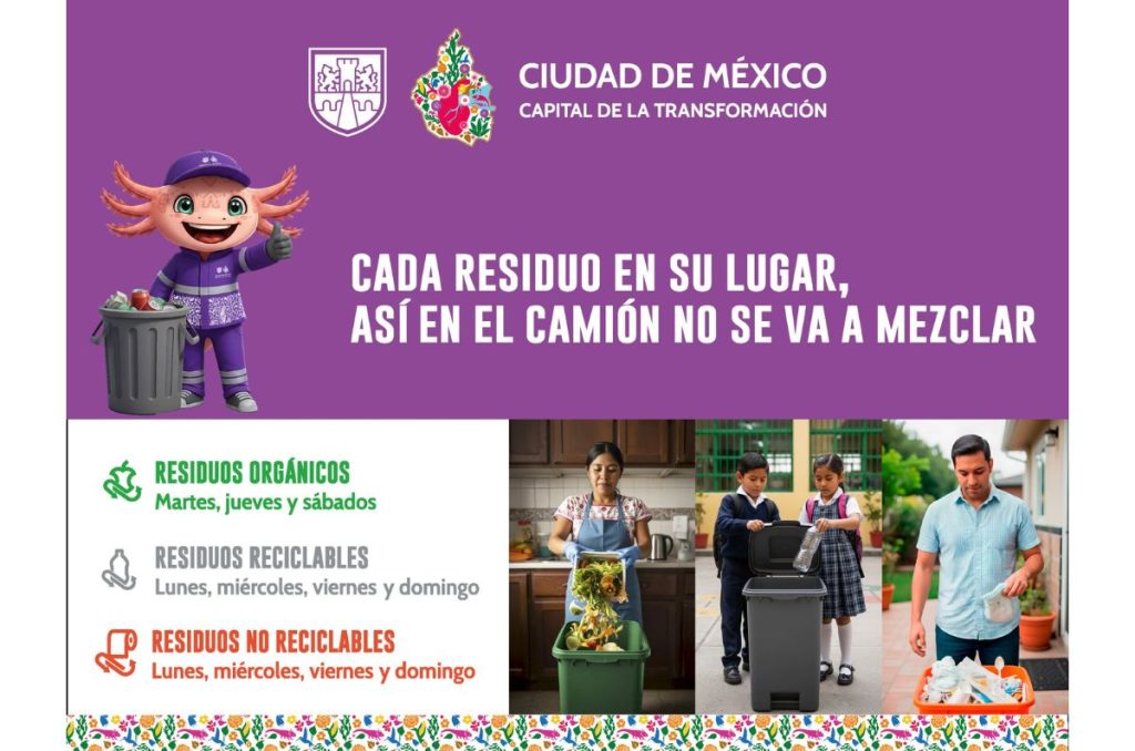 ¡Toma nota!: Nuevo esquema de separación de basura obligatoria en CDMX 2026 0