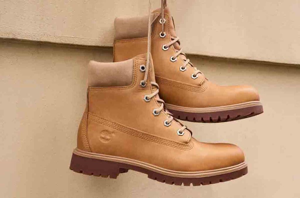 Timberland en invierno: puffers de pana y botas todo terreno