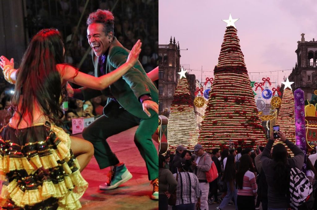 Zócalo conciertos gratis Luces de Invierno Orquesta Pérez Prado y Ruben Albarran 3 de enero