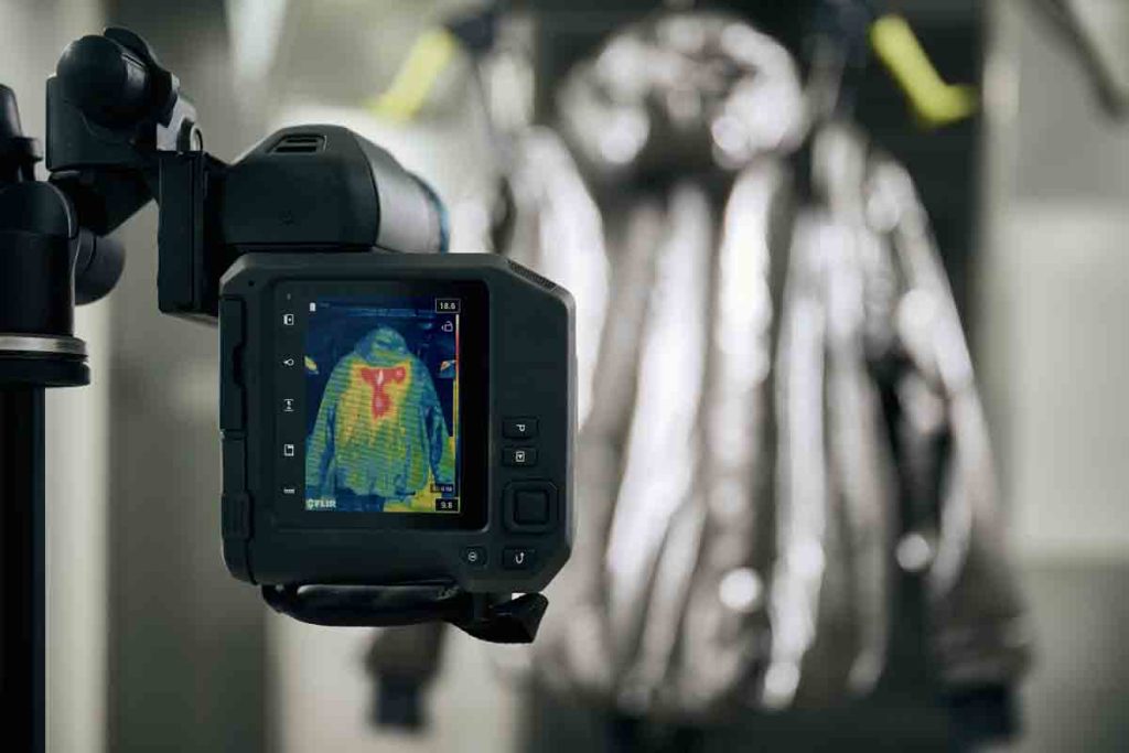 ADIDAS presenta un sistema de precalentamiento con almohadillas térmicas que mantiene la potencia muscular justo antes de competir.