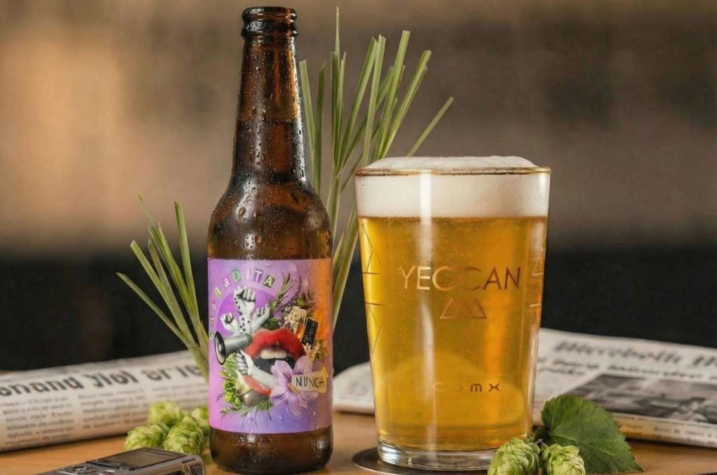 Calladita Nunca: cerveza conmemorativa del 8M en Yeccan