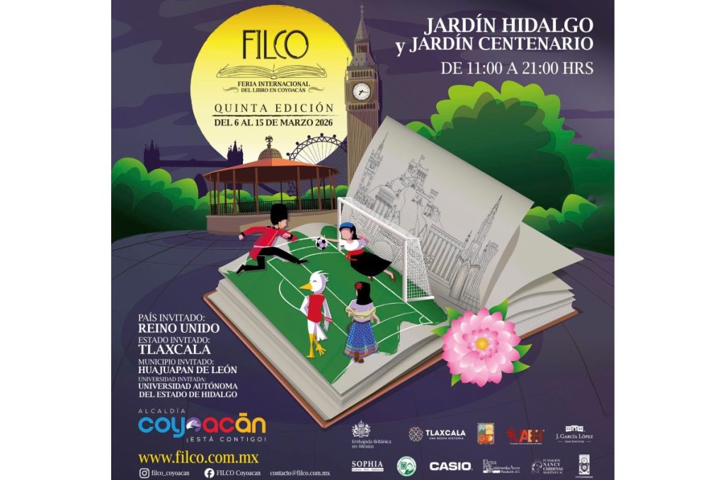 FILCO 2026 Feria del Libro de Coyoacán actividades invitados y sedes gratis
