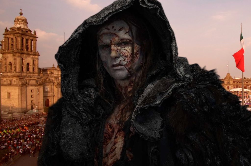 Frankenstein de Guillermo del Toro función gratis de la película Zócalo CDMX Jardin del Buen Amor