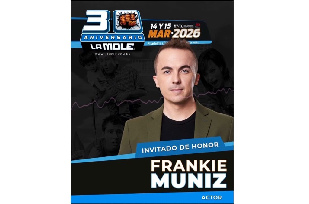 Frankie Muniz de Malcolm el de en medio La Mole 2026 CDMX convivencia firma de autografos y fotos