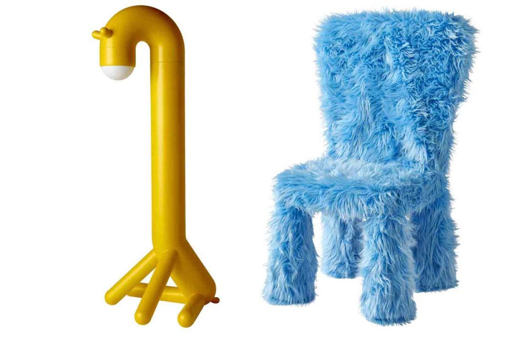 IKEA GREJSIMOJS: muebles con dientes y sillas de monstruo para niños