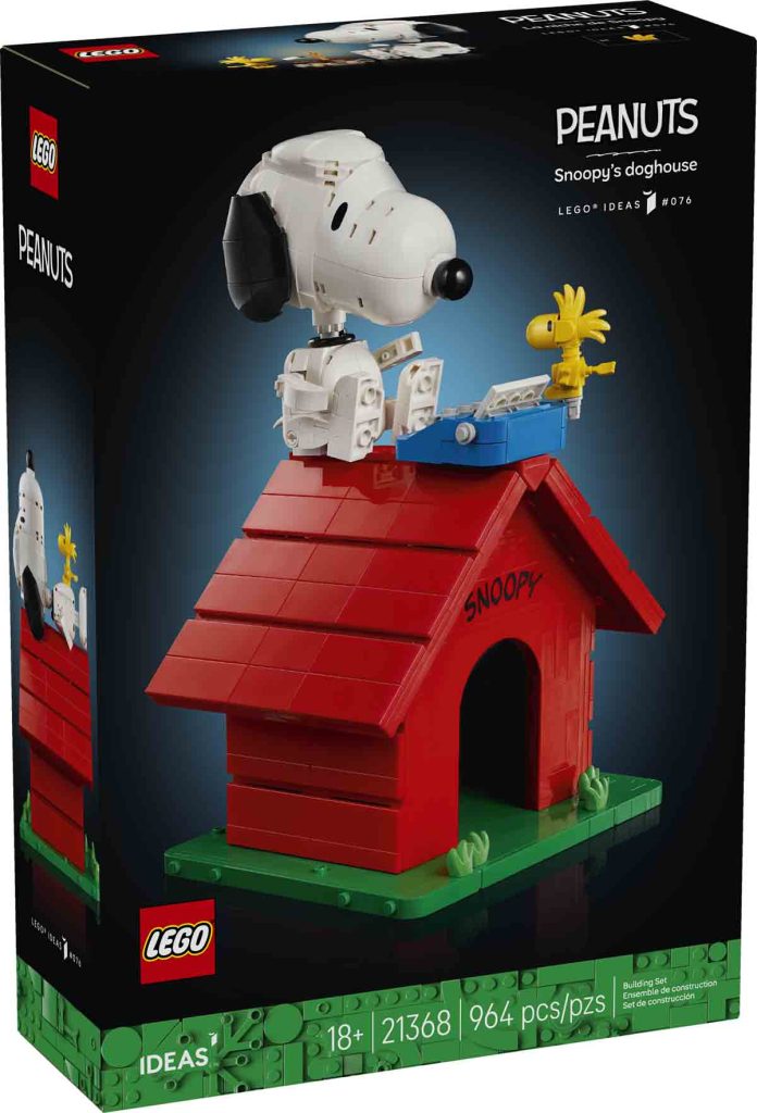 Snoopy, el beagle más famoso del mundo estrena set de 964 piezas con fogata y su icónica casa roja, para celebrar su historia.