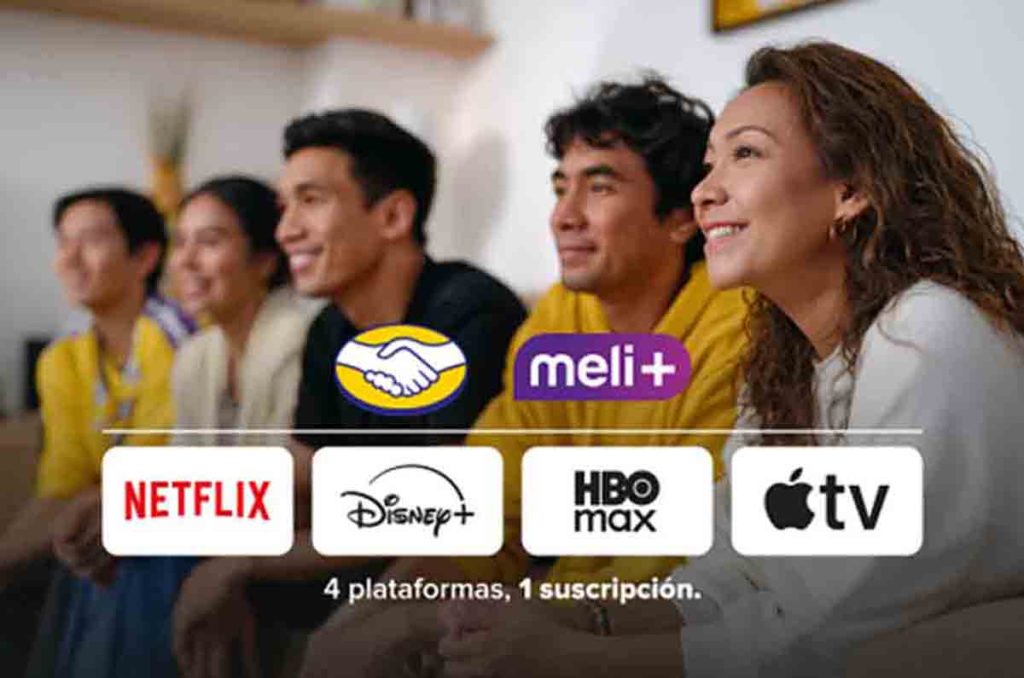 Meli+ lanza el plan Mega: Netflix, HBO, Disney+ y Apple TV por $249