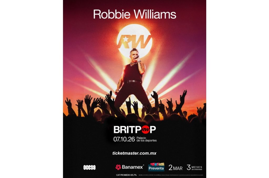 Robbie Williams México concierto Palacio de los Deportes CDMX boletos y precios Ticketmaster