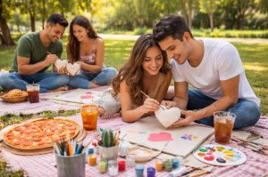 Pizza, cerámica y amor: Únete a este picnic romántico en CDMX