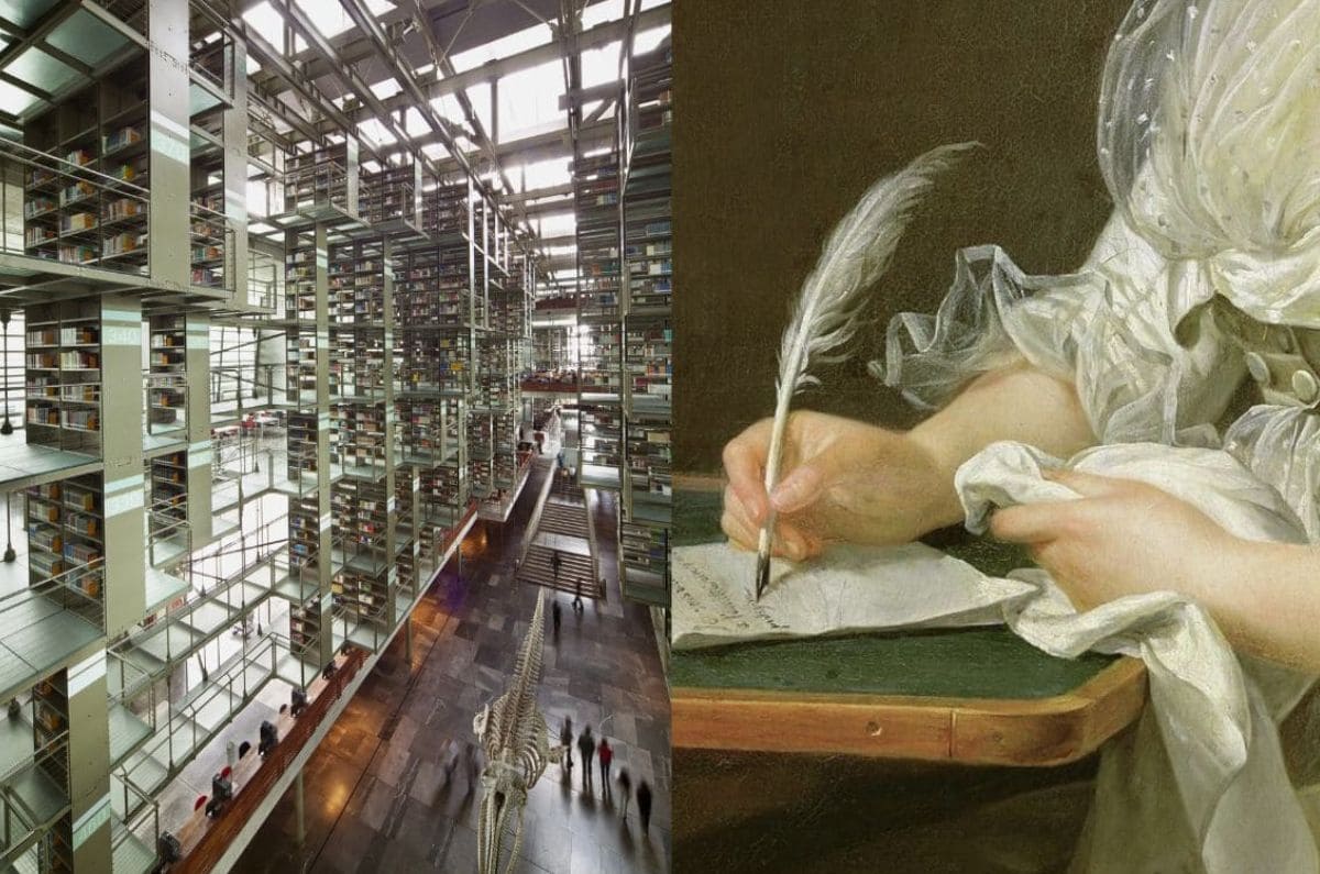 Taller de poesía femenina en la Biblioteca Vasconcelos por el 8M 