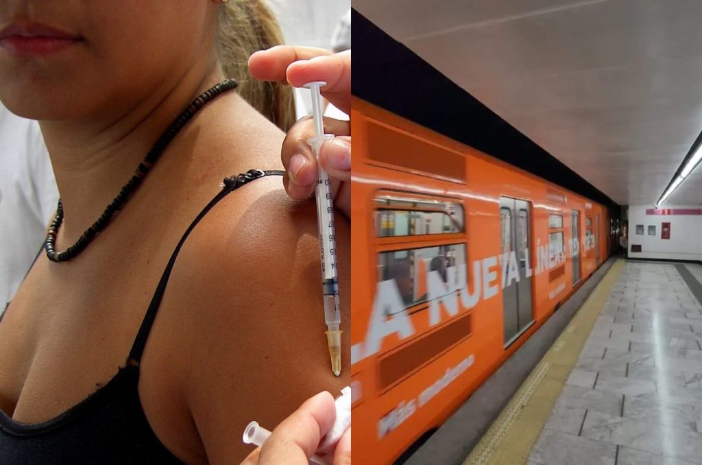 Vacuna sarampión CDMX gratis Metro estaciones y lineas