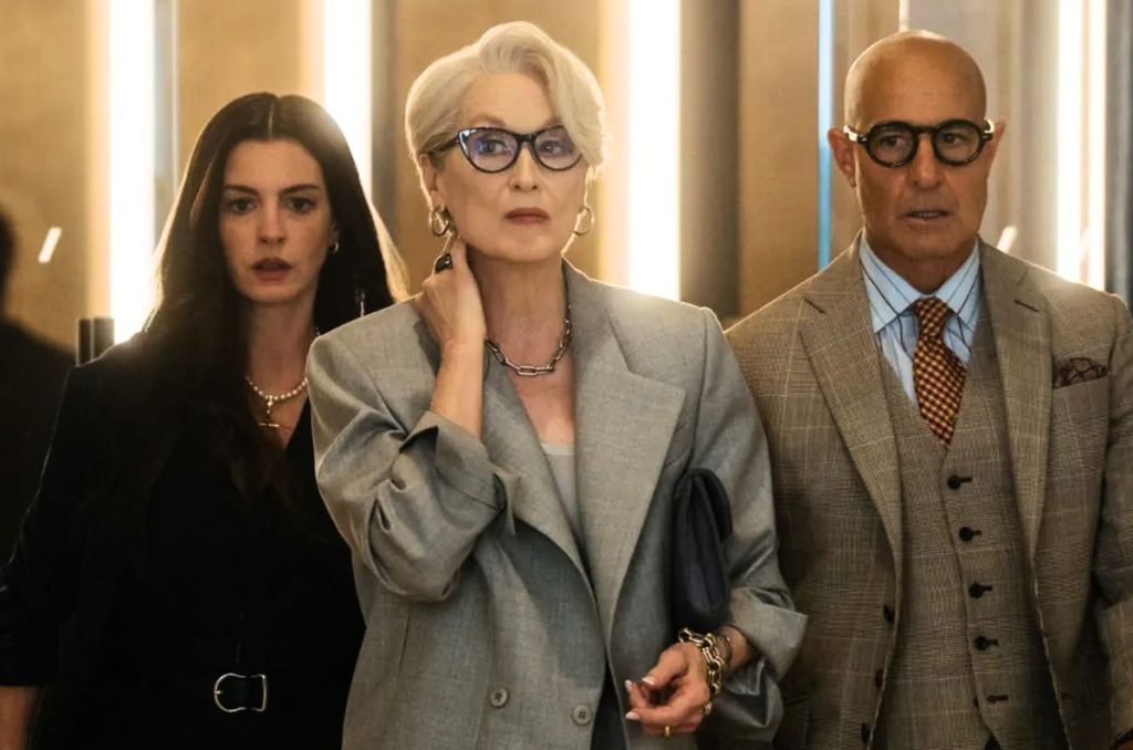 Anne Hathaway y el elenco de “El Diablo Viste a la Moda 2” en CDMX