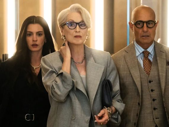 Anne Hathaway y el elenco de “El Diablo Viste a la Moda 2” en CDMX