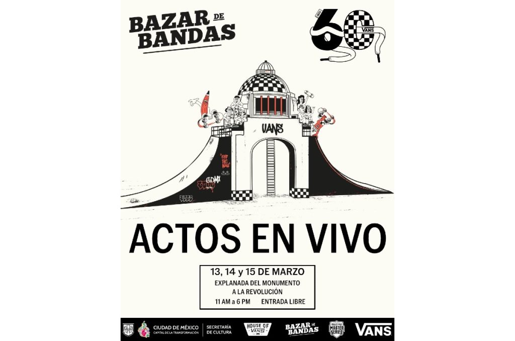 Bazar de bandas 2026 CDMX Monumento a la Revolución bandas y conciertos gratis