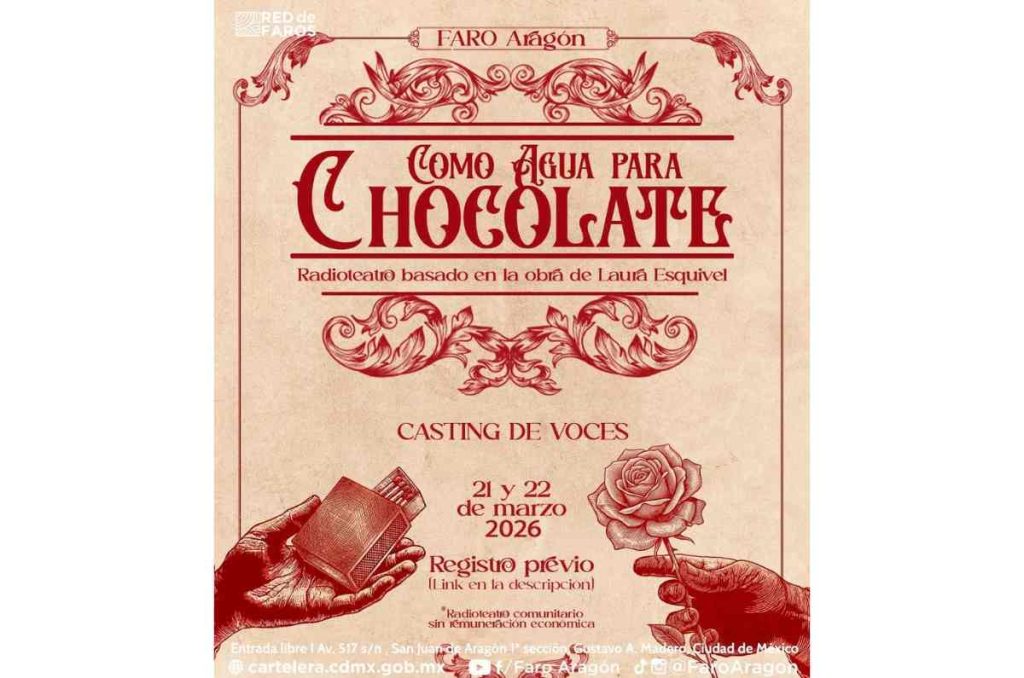 Casting de voces para radioteatro de Como agua para chocolate en FARO Aragón