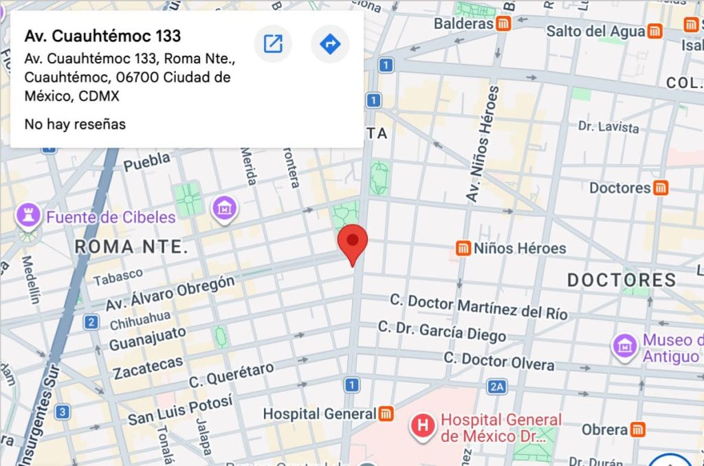 Mapa Morgan Pet Boutique