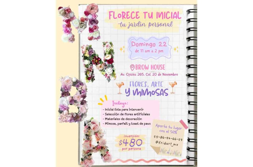 Marzo para florecer creando: los talleres de FridArt que no te puedes perder