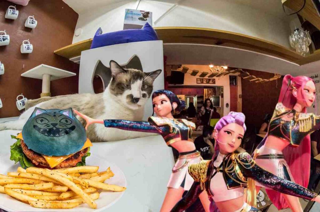El menú de “K-pop Demon Hunters” llega a Catfecito con bebidas, postres temáticos y lo disfrutas con gatitos