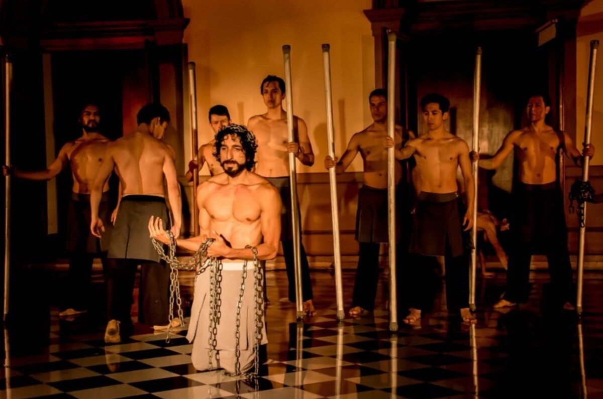 La pasión de Cristo en el Castillo de Chapultepec