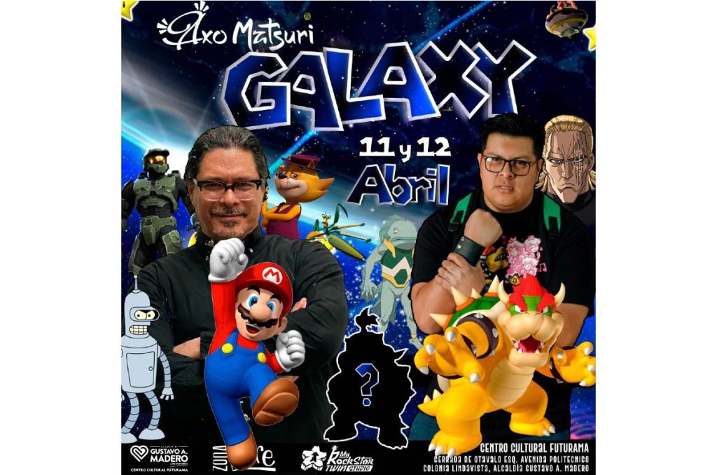 Mario Bros Galaxy fan fest Axo Matsuri CDMX actores de doblaje evento boletos y precios firma de autógrafos
