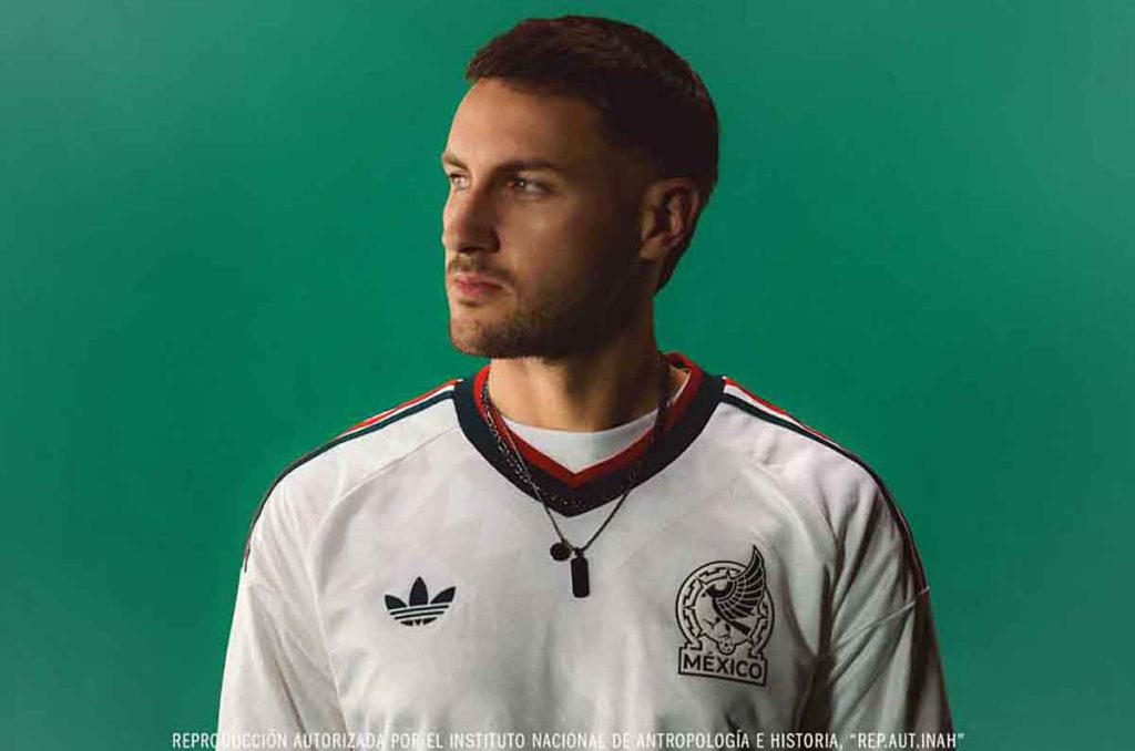 Descubre el diseño exacto del nuevo jersey de visitante creado por adidas para la Selección Nacional de México rumbo a la Copa Mundial 2026.