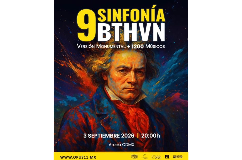 Beethoven 9a sinfonia concierto orquesta monumental Arena CDMX boletos fecha y precios