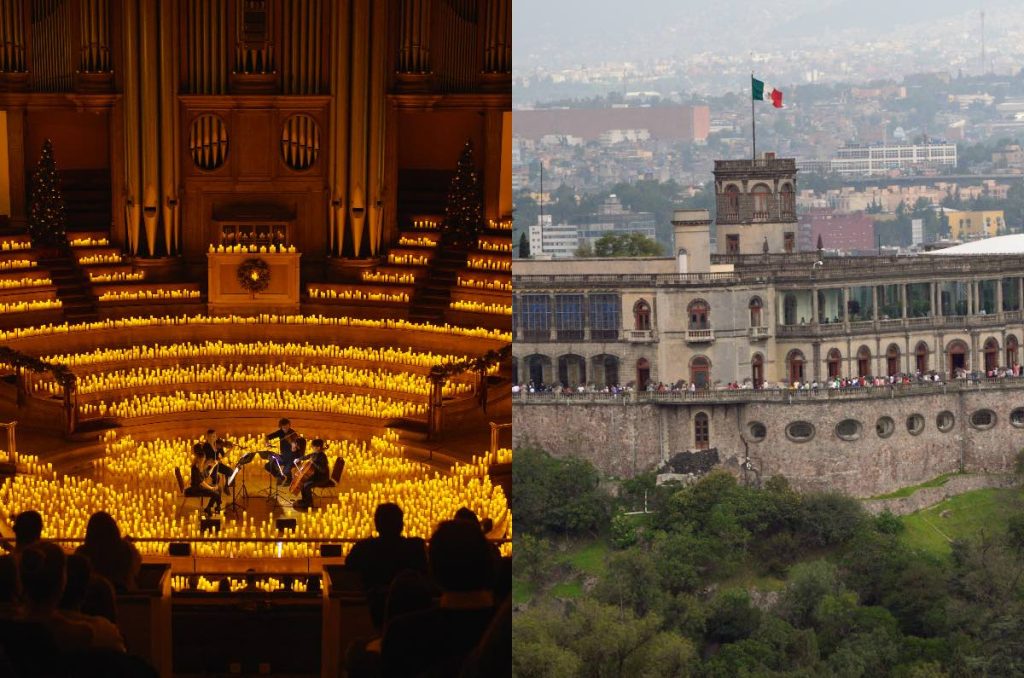 Castillo de Chapultepec cartelera concierto luz de velas Candlelight Mozart y Beethoven boletos y precios