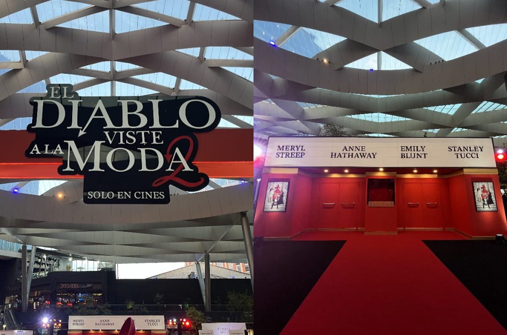 El Diablo Viste a la Moda 2 Toreo Parque Central experiencia gratis película estreno y fechas