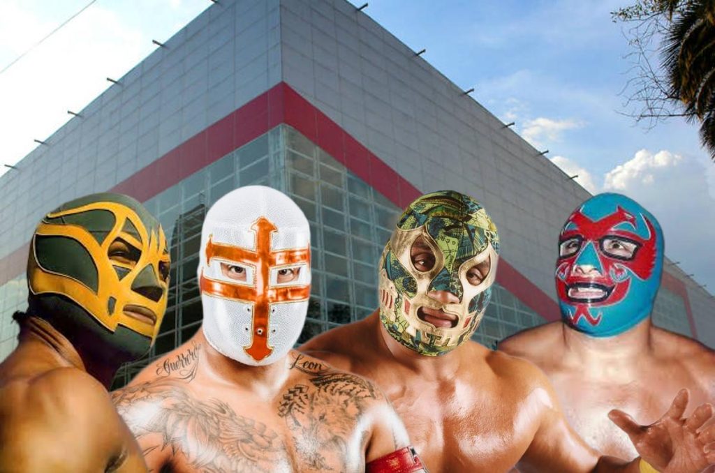 Expo de máscras de lucha en el Collector Fair