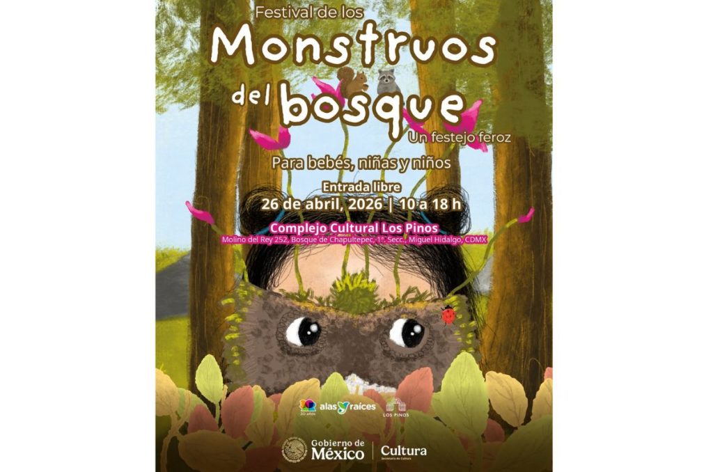 Festival de los Monstruos del Bosque en Los Pinos: celebra el Día del Niño 2026