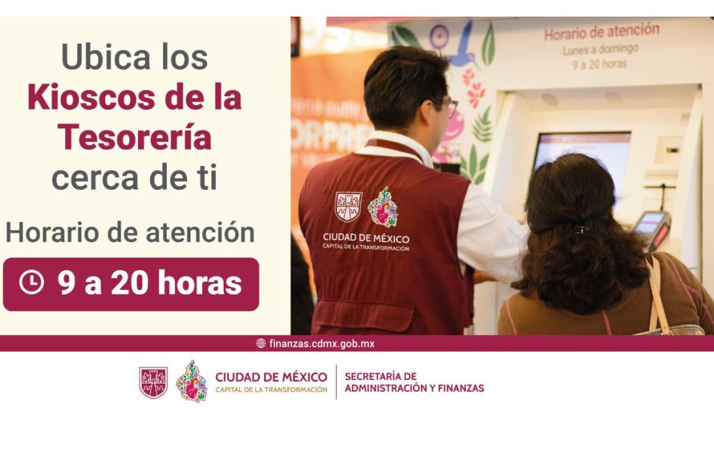 Puedes pagar tu refrendo en el Kiosco de la Tesorería