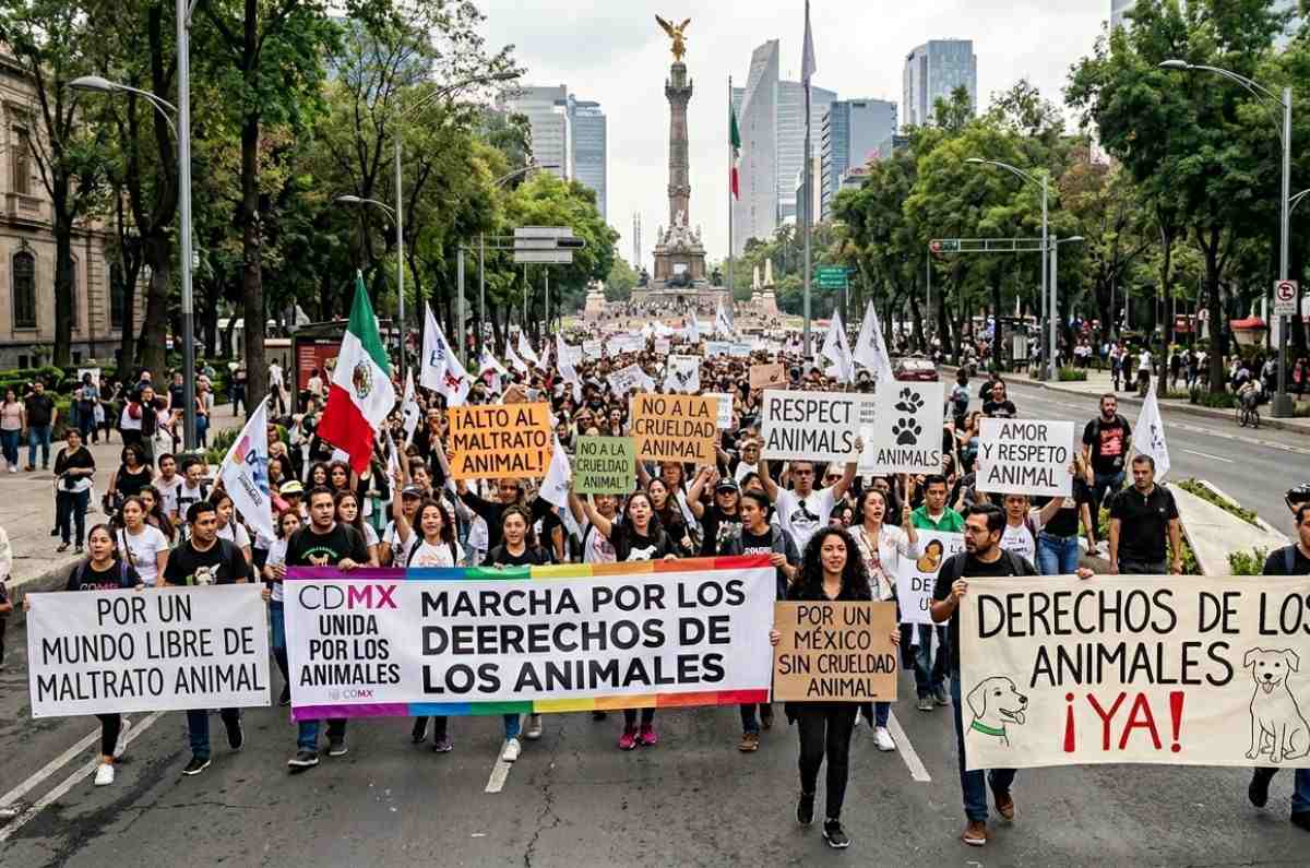 Marchas hoy en CDMX por los derechos de los animales: Horario y lugares afectados